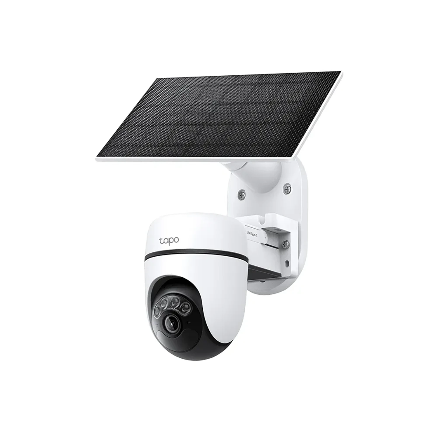 Tapo C610 KIT camara Tapo exterior wifi 3MP 2304x1296 2K, pan tilt 360, bateria recargable 6700mAh con panel solar, vision nocturna a color 10 m, deteccion inteligente, audio bidireccional, IP65, mi