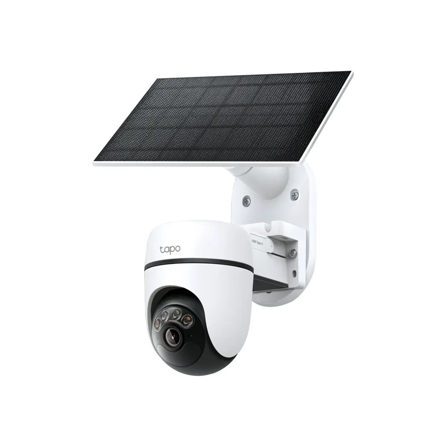 Tapo C630 KIT camara Tapo exterior wifi 5MP 2880x1620 3K, pan tilt 360, bateria recargable 6700mAh con panel solar, vision nocturna a color 10 m, deteccion inteligente AI, audio bidireccional, IP65,