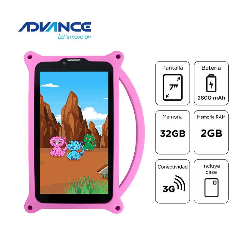 Tablet Advance Intro TR6955 7" · 2 GB RAM · 32 GB · 3G · Azul