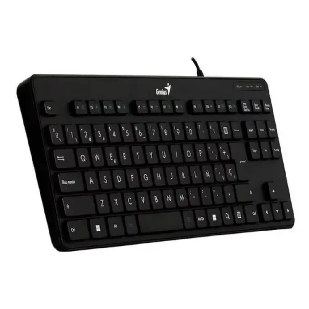 Teclado Genius Luxemate 109 TKL AI Copilot compacto USB en español · Negro