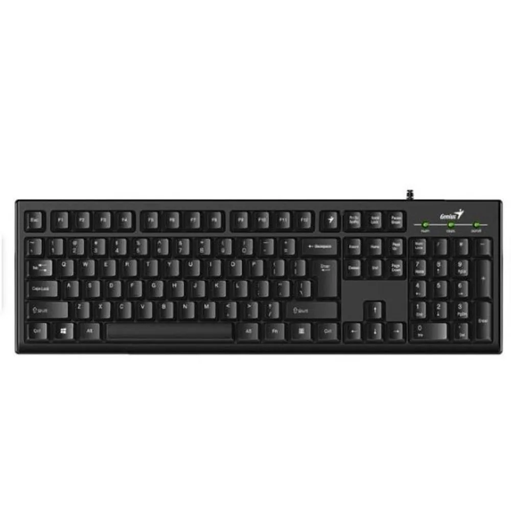 Teclado Genius Smart KB-100 AI Copilot USB en español · Negro