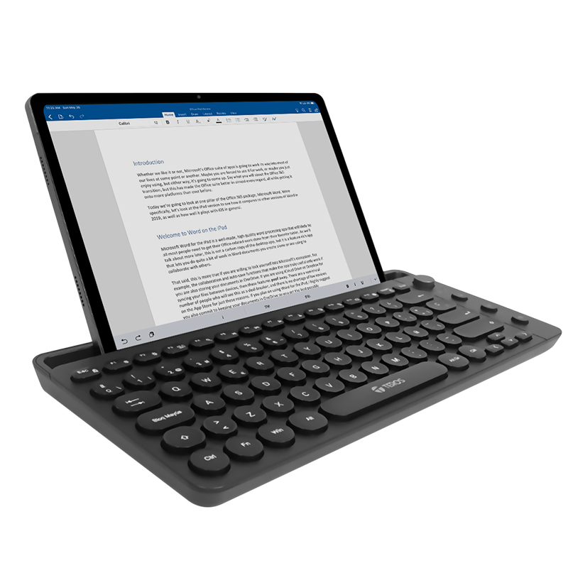 Teclado inalámbrico Teros TE-4064N · 80 teclas · 2.4 GHz y Bluetooth · USB-C