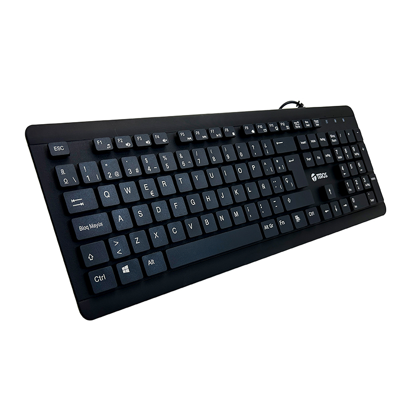 Teclado lavable Teros TE-4065N · IPX7 · 105 teclas · USB 2.0 · Español