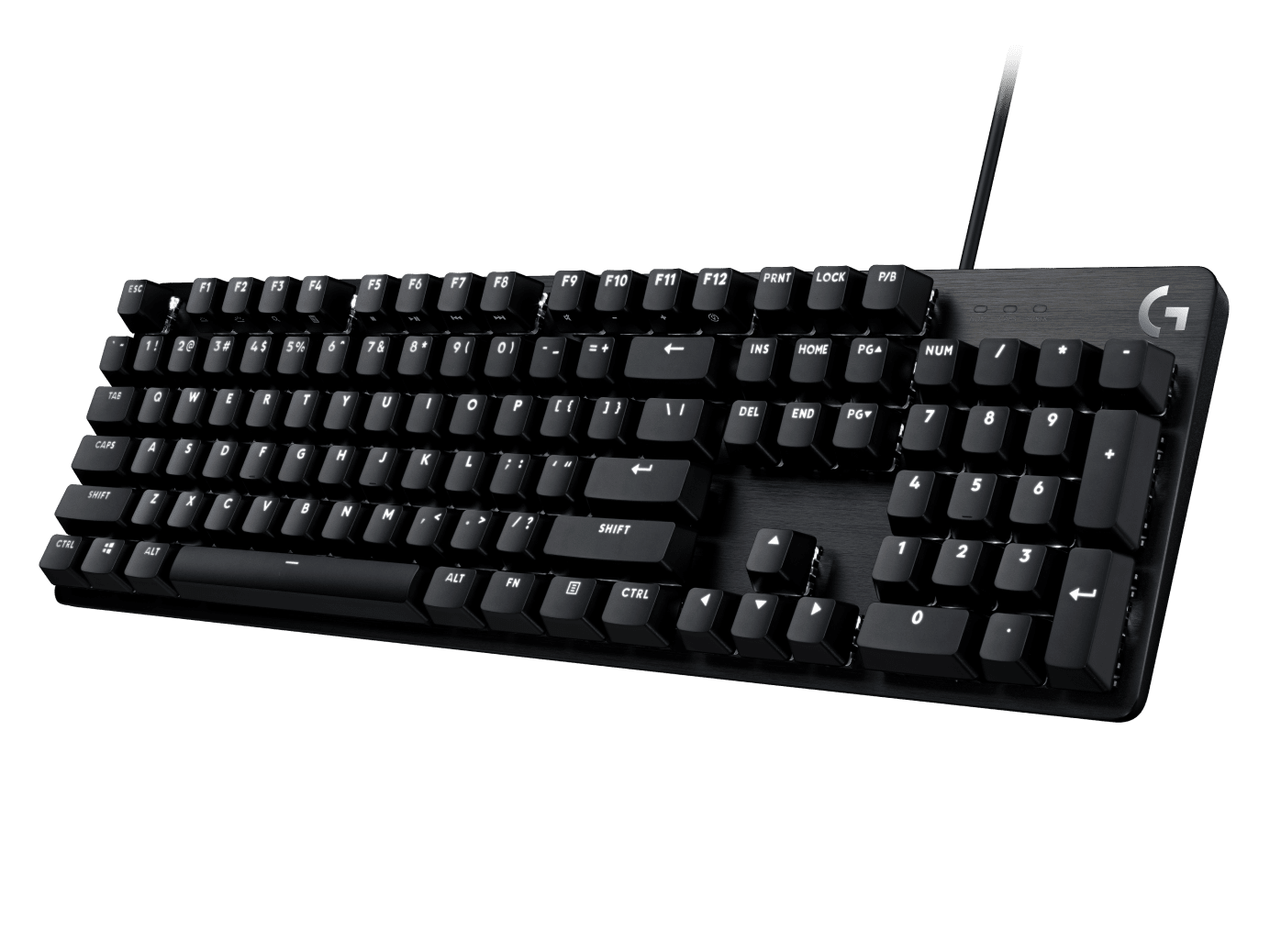 Teclado Logitech G413 SE Blacklight mecánico gaming · Negro