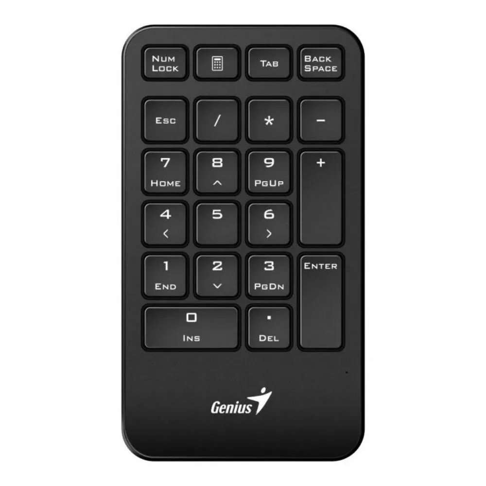 Teclado numérico Genius Numpad 1000 AI Copilot inalámbrico silencioso · Negro