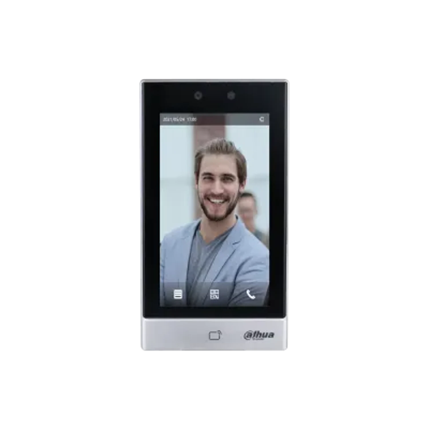 TERMINAL DE CONTROL DE ACCESO FACIAL AUTONOMO 1 PUERTA - PANTALLA 7" - CAMARA DUAL 2 MP - TCP/IP/WIFI - 50K ROSTROS