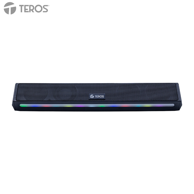 Barra de sonido portátil Teros Vibe TE-VIB6054BLK · 20 W · Bluetooth 6.0 · RGB
