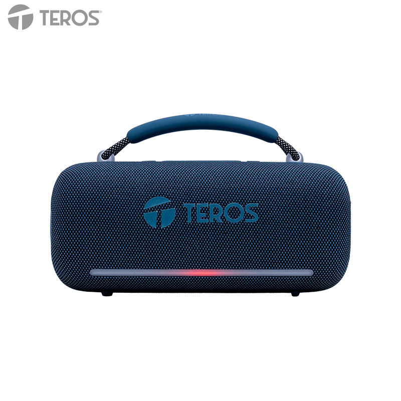 Parlante inalámbrico Teros Vibe VB-6049BL · 60 W · Bluetooth 5.3 · LED · Azul