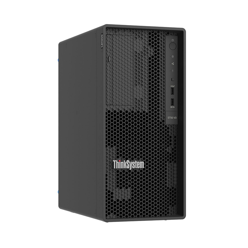 Servidor torre Lenovo ThinkSystem ST50 V3 · Xeon 6325P 4 núcleos · 16 GB DDR5 · HDD 2 TB