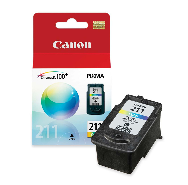 Cartucho de tinta Canon CL-211 · Tricolor · 9 ml