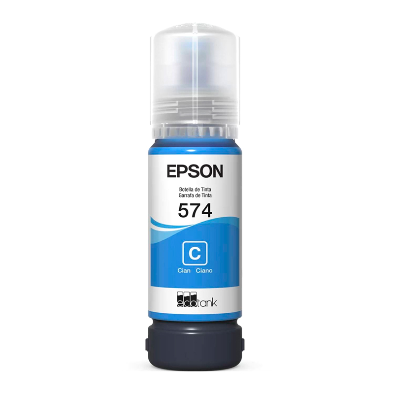 Botella de tinta Epson T574220 · Cian