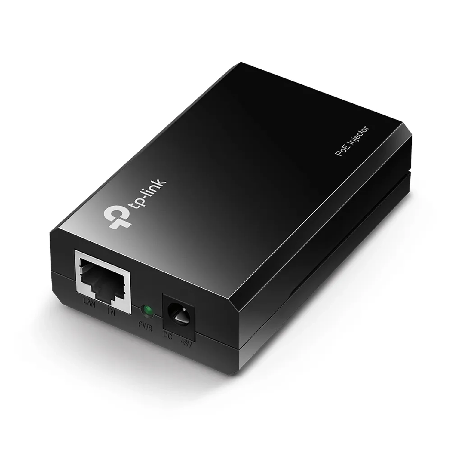 TP-Link Omada Inyector PoE, 1x RJ45 LAN IN 10/100/1000 Mbps, 1x RJ45 PoE OUT 10/100/1000 Mbps, IEEE 802.3af, salida máx. 15.4 W, entrada 48 VDC, Plug & Play, auto-detección de energía, hast