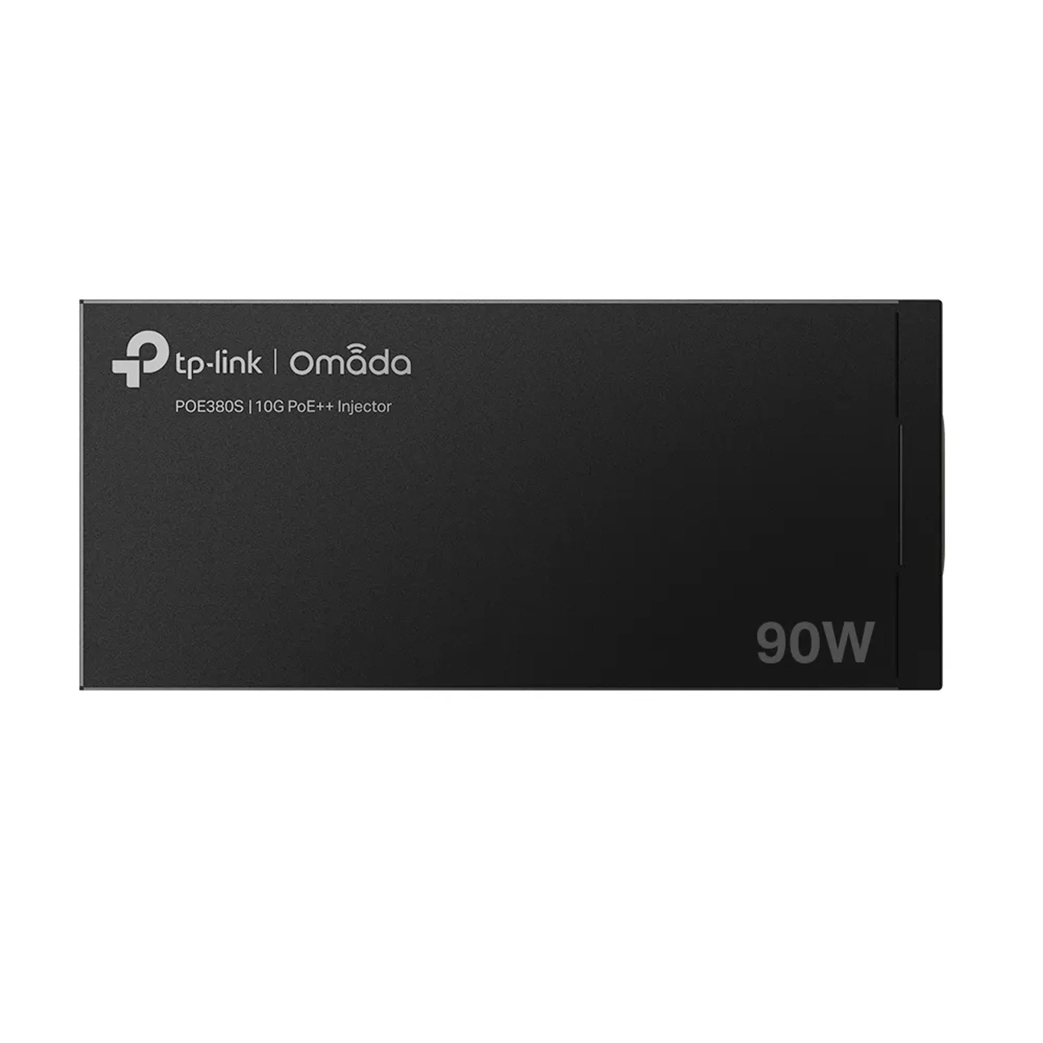 TP-LINK OMADA Inyector PoE++ Ethernet 10G, 90W, 2 puertos RJ45, IEEE 802.3af/at/bt, plug & play, carcasa metálica, montaje pared/escritorio.