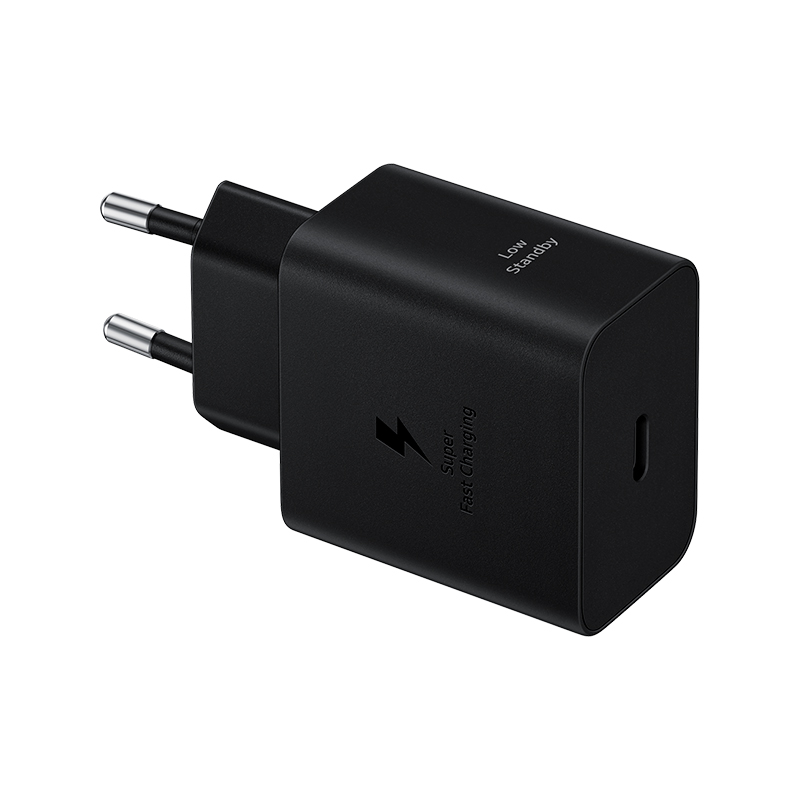 Cargador Samsung Travel Adapter · 45W PD · Sin cable · Negro