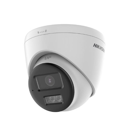 Cámara turret Turbo 8.0 Hikvision DS-2CE78K0T-LXTS · 3K · 2.8 mm · IR 40 m · audio y sirena