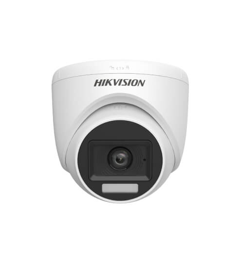 Cámara turret exterior Hikvision DS-2CE76U0T-LPF · 8 MP 4K · 2.8 mm · IR 30 m