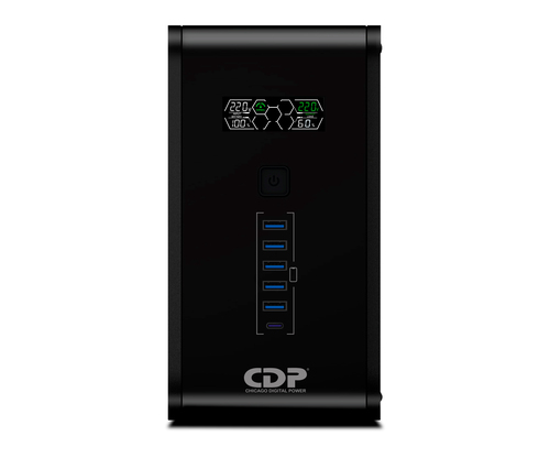 UPS interactivo CDP R-Smart 1210i · 1200VA/720W · LCD