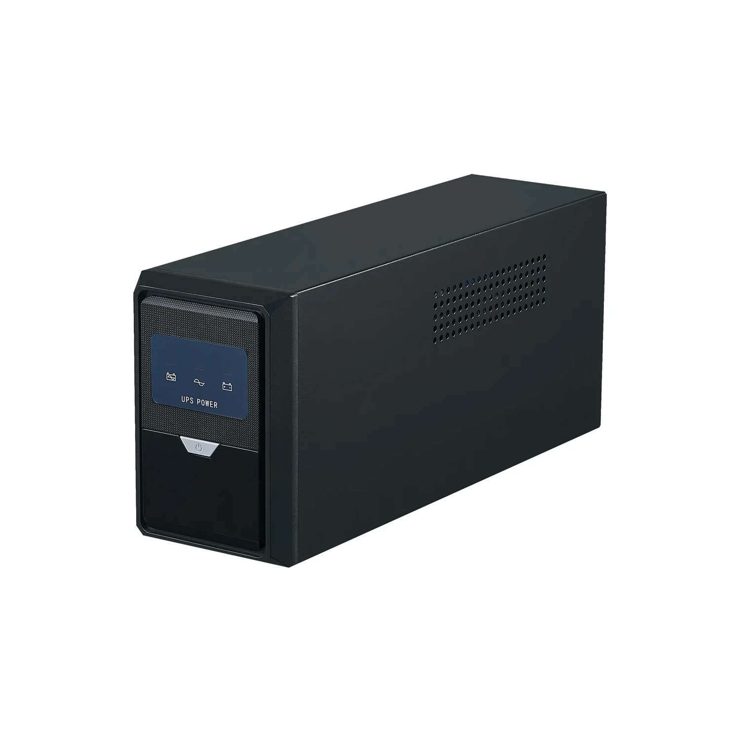 UPS Lineal Compacto para Equipos de Red y CCTV. El UPS Z027 Dimax 600VA/360W es la solución económica de línea interactiva para proteger switches, cámaras IP, NVRs y workstations contra apagones