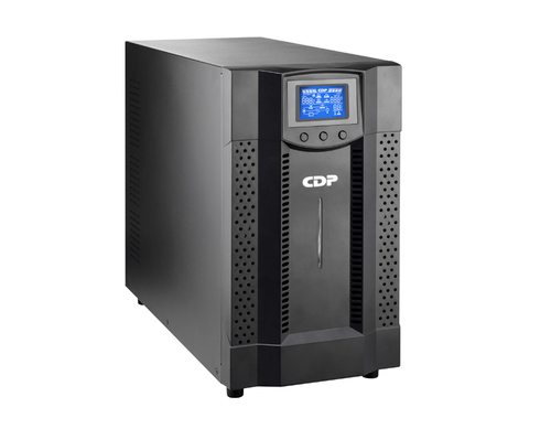 UPS online torre CDP UPO11-2AXi · 2000VA/2000W · 8 salidas IEC C13 · LCD