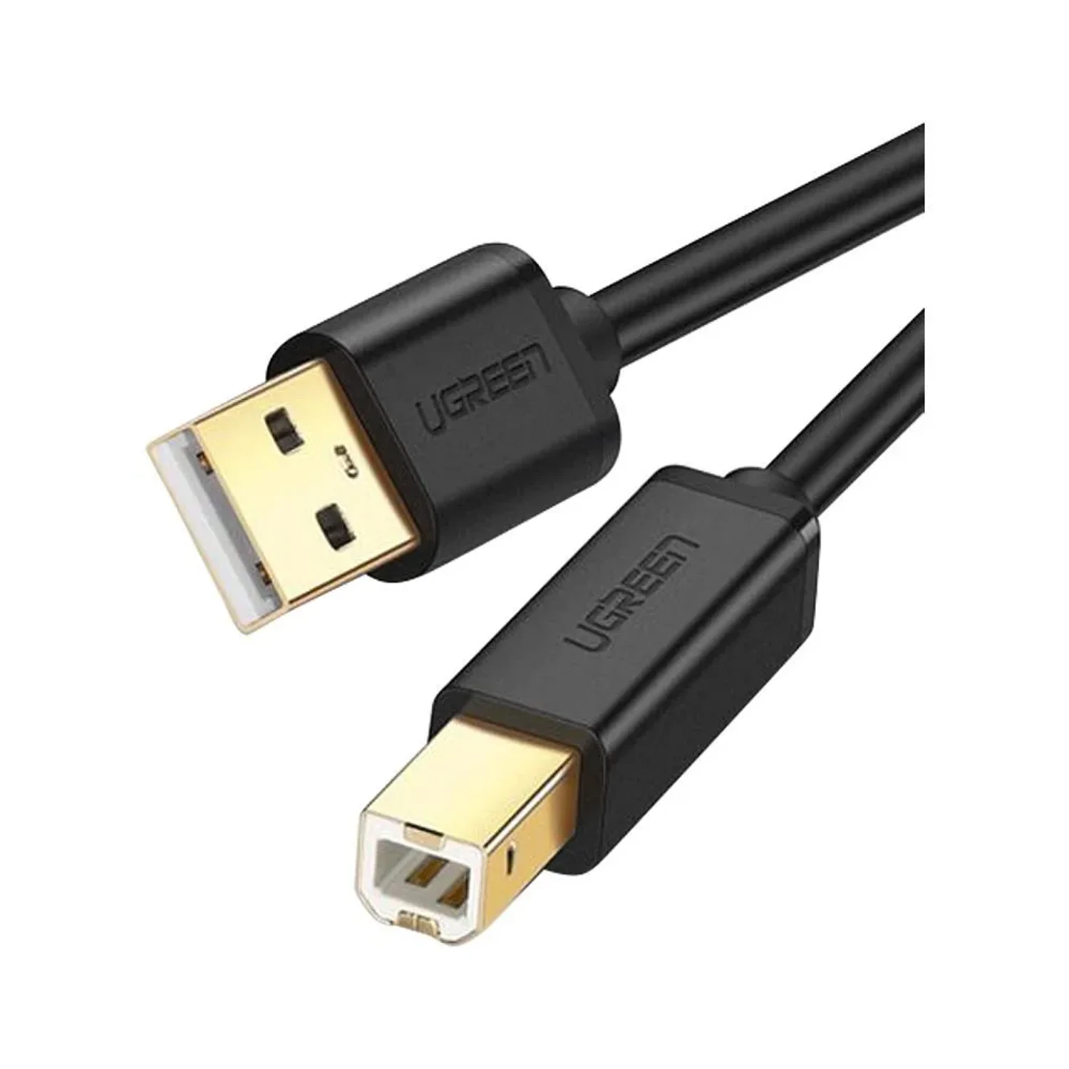 US135 - CABLE PARA IMPRESIÓN USB 2.0 AM A BM - 2 MTS - NEGRO