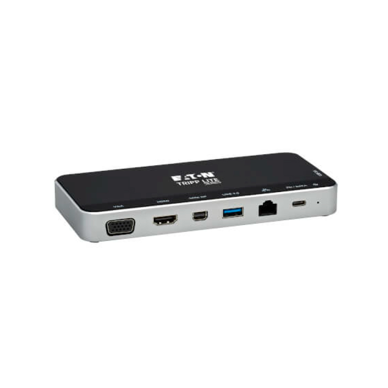 Dock Tripp Lite U442-DOCK16-B · USB-C · Triple pantalla 4K · HDMI/DisplayPort/VGA · RJ45