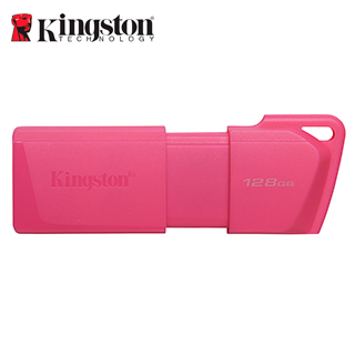 Memoria USB Kingston DataTraveler Exodia M · 128 GB · USB 3.2 · Rosado neón