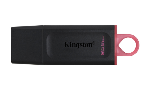 Memoria USB Kingston DataTraveler Exodia · 256 GB · USB 3.2 · Rojo