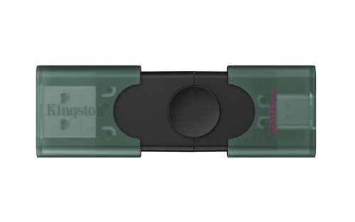 Memoria USB Kingston DataTraveler Duo · 256 GB · USB-A/USB-C · USB 3.2 · Negro