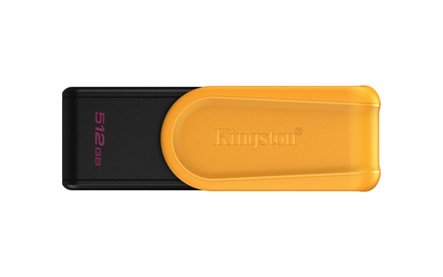 Memoria USB Kingston DataTraveler Exodia S · 512 GB · USB 3.2 · Amarillo