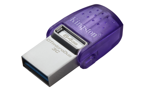 Memoria USB Kingston DataTraveler microDuo 3C · 64 GB · USB-A/USB-C · USB 3.2