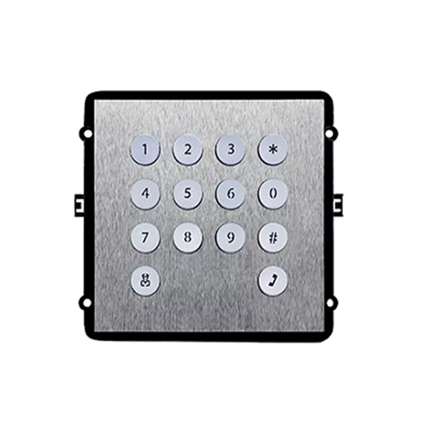 VDP - MODULE VILLA TECLADO NUMERICO OUTDOOR IP, UNLOCK BY PASSWORD, BRAILLE KEYPAD, STAINLESS STEEL PANEL, IP54,IK08 - PN INTERNAL VTO2000A-K(V2)