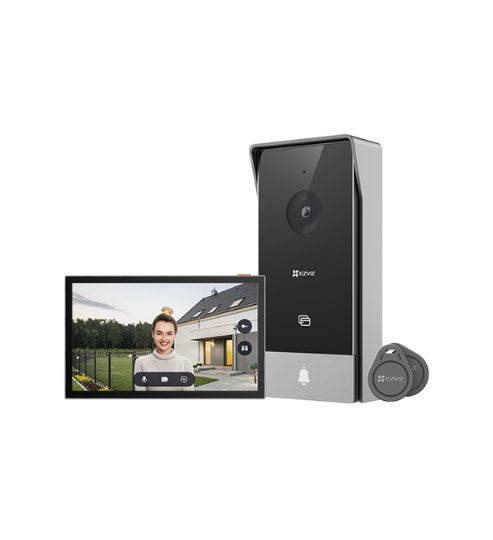 Videoportero Wi-Fi EZVIZ CS-HP5-R100-1W2TFC · pantalla 7" · 2 MP · 2.4 y 5 GHz