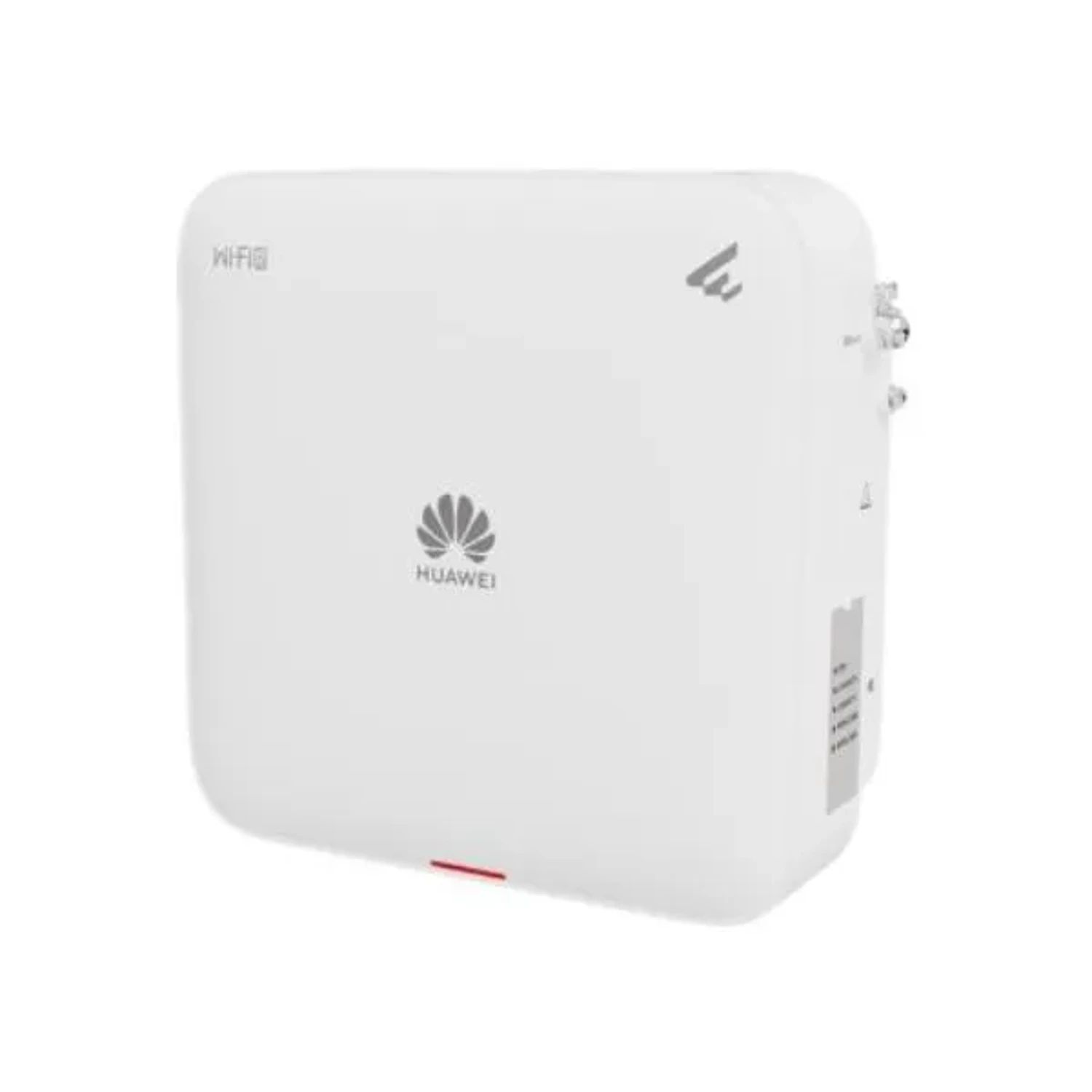 Wi-Fi 6 AX1.775 Gbps. Dual Band 2.4 GHz (2x2) + 5 GHz (2x2). 1 x GE PoE-IN + 1 x SFP 1G. Cobertura hasta 180 m. IP68. Hasta 1024 usuarios. Gestión Cloud/App Huawei eKit.