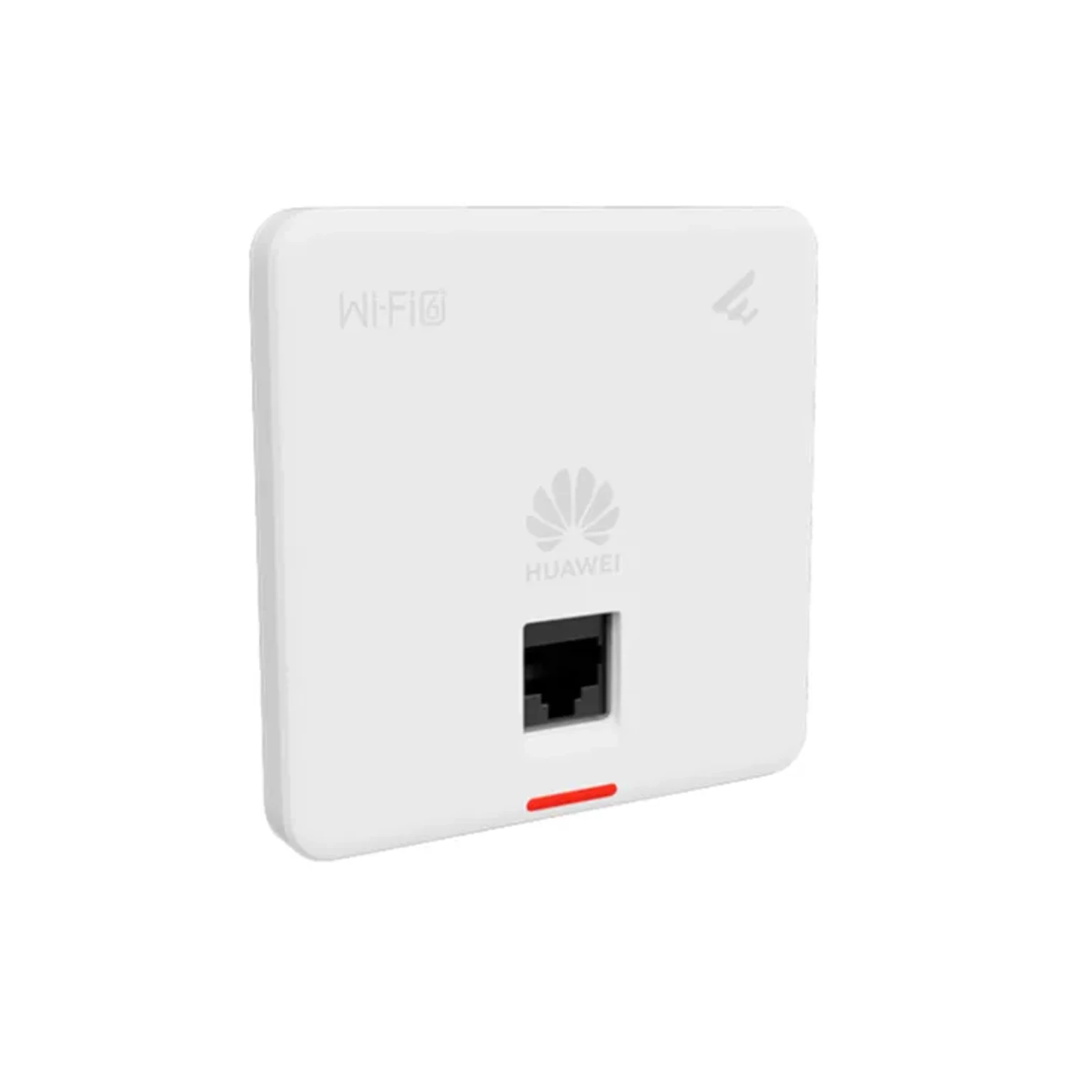 WI-FI 6 AX1800 (1.775 GBPS). DUAL BAND 2.4 GHZ (2X2) + 5 GHZ (2X2). COBERTURA HASTA 15 M. 2 X GE RJ45 (1 X POE IN). FORMATO WALL PLATE 86X86. HASTA 128 USUARIOS. GESTIÓN CLOUD/APP HUAWEI EKIT